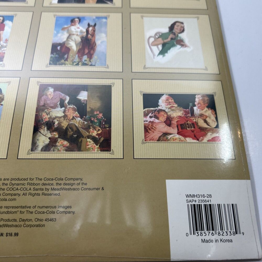 2008 Coca‎ Cola 16 Month Calendar Featuring Art by Haddon Sundblom Sealed NEW - Picture 6 of 9